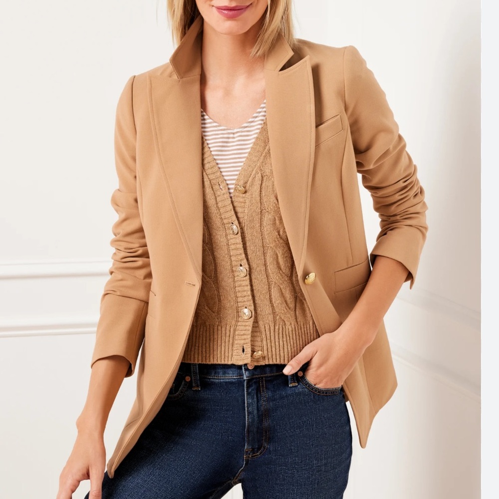 TALBOTS TAN BLAZER NWT (LAST CHANCE)